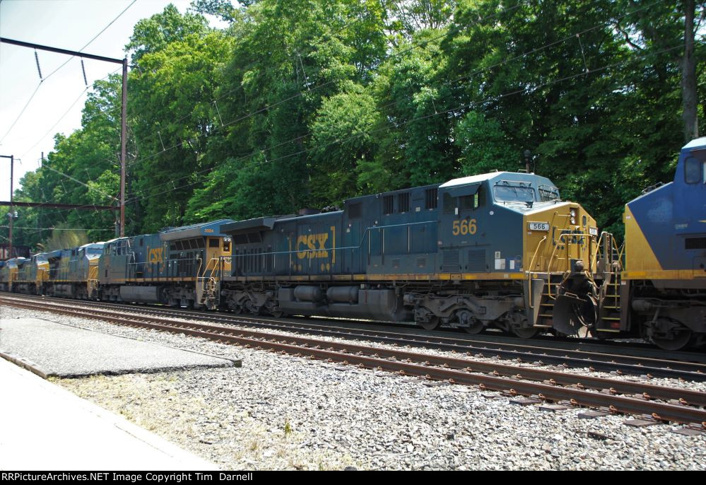 CSX 566 sixth on Q404